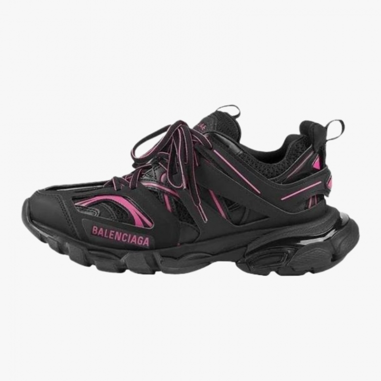 Balenciaga Track Sneaker Black Neon Pink