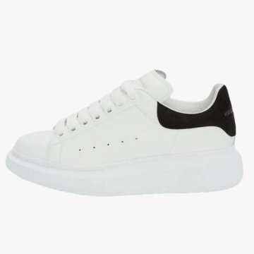 Alexander McQueen Oversized Sneaker White Black Suede