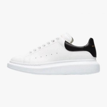 Alexander McQueen Oversized Sneaker White Black Suede