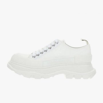 Alexander McQueen Oversized Sneaker White Black Suede