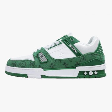 Best Batch LV Louis Vuitton LV Trainer Green