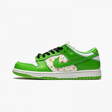 SB DUNK LOW Supreme - Stars - Green